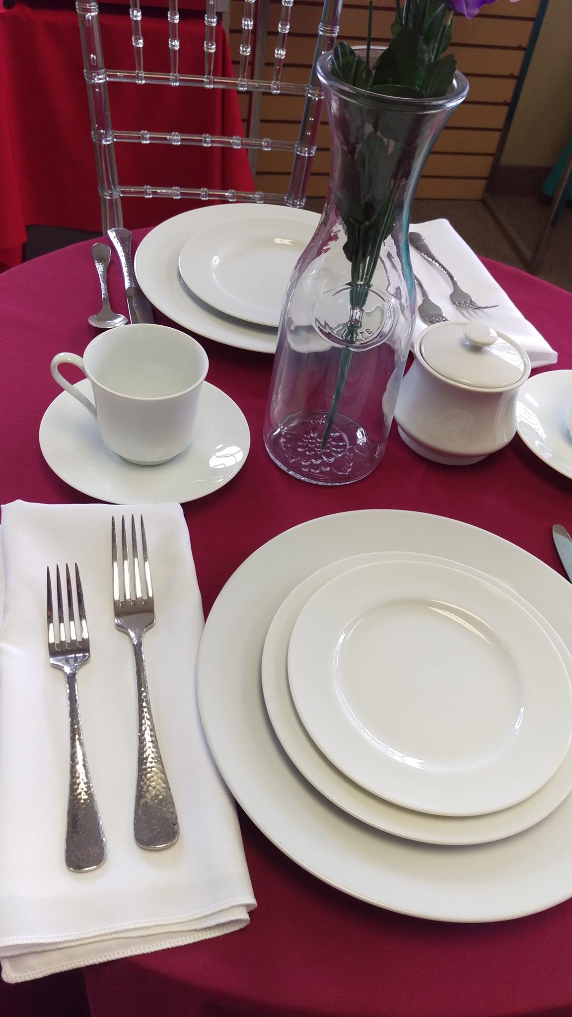 Event Galleries Table Settings | Taylor Rental